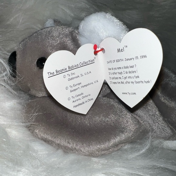 1996 TY Original Beanie Babies RETIRED Mel Koala - Picture 3 of 6